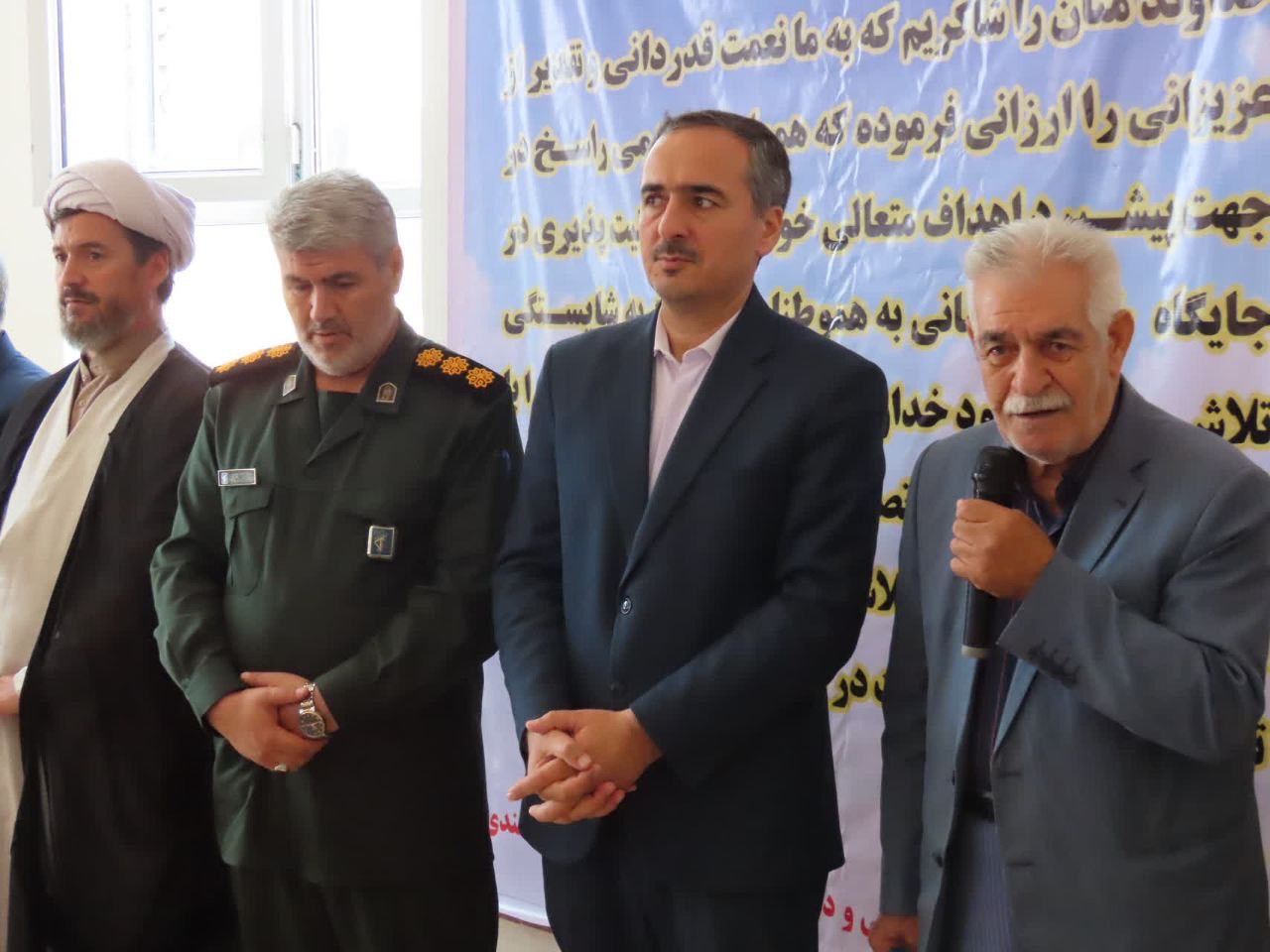 مراسم افتتاح مسجد در روستای الله وردی کندی