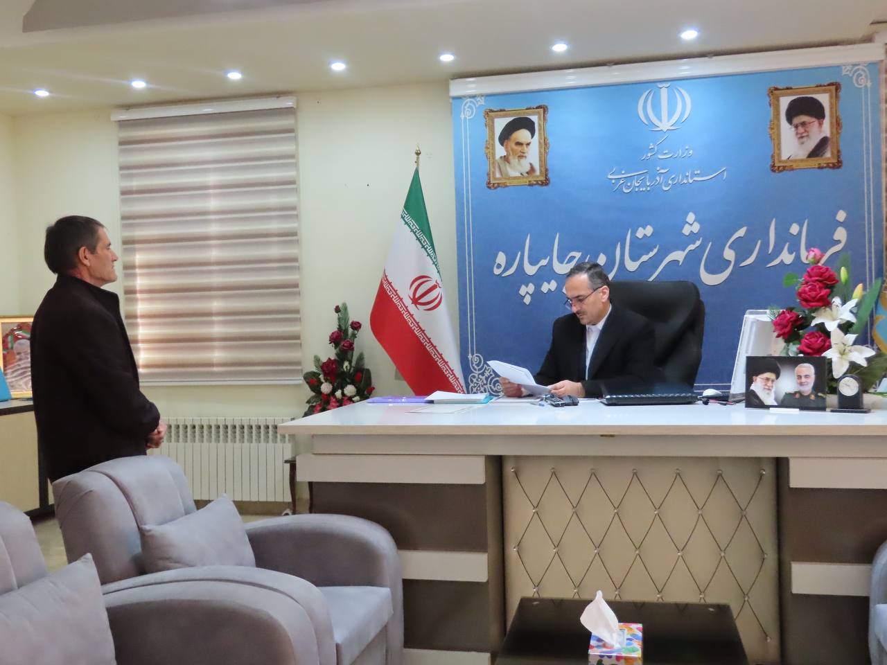 احصاء و بررسی مشکلات مردمی توسط نماینده عالی دولت در شهرستان چایپاره