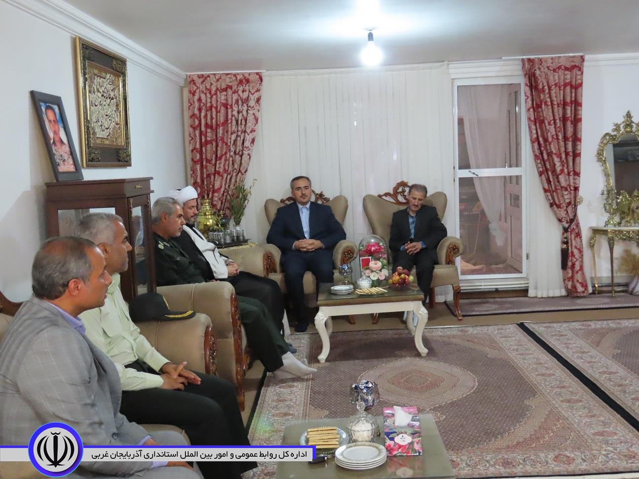 دیدار فرماندار چایپاره با آزادگان سرافراز