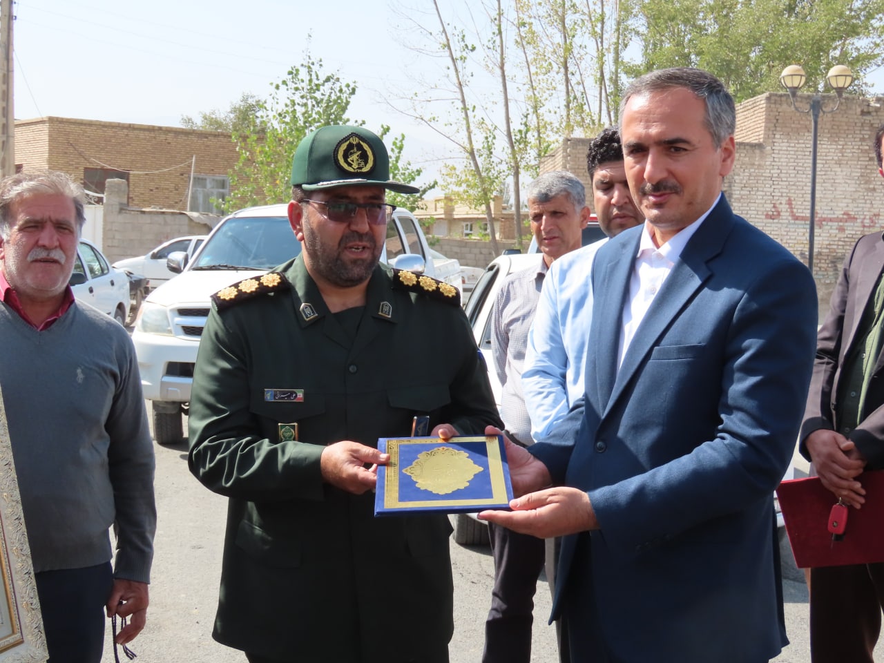 آیین افتتاح و بهره برداری از آسفالت معابر روستای حسین بگلو