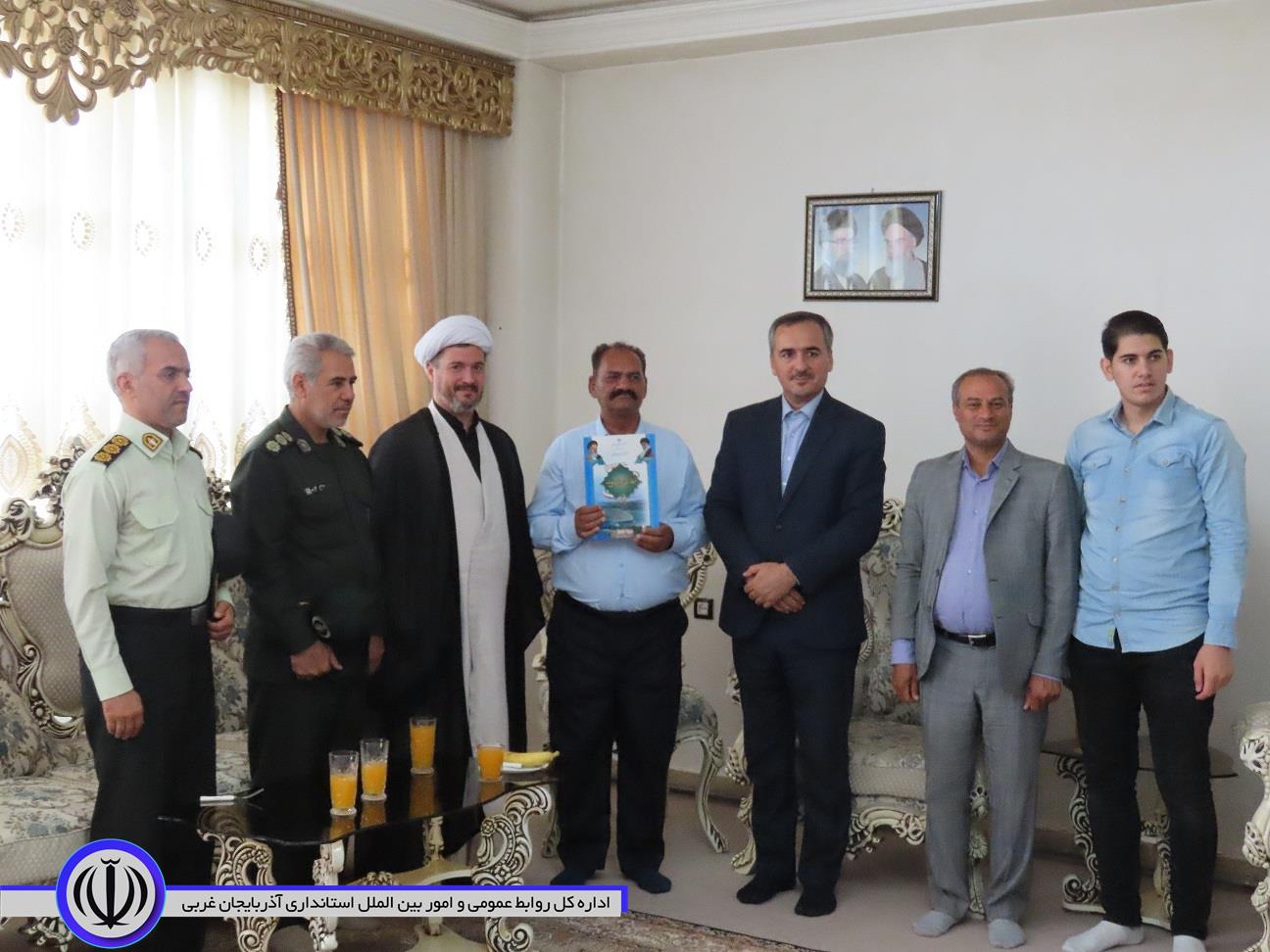 دیدار فرماندار چایپاره با آزادگان سرافراز