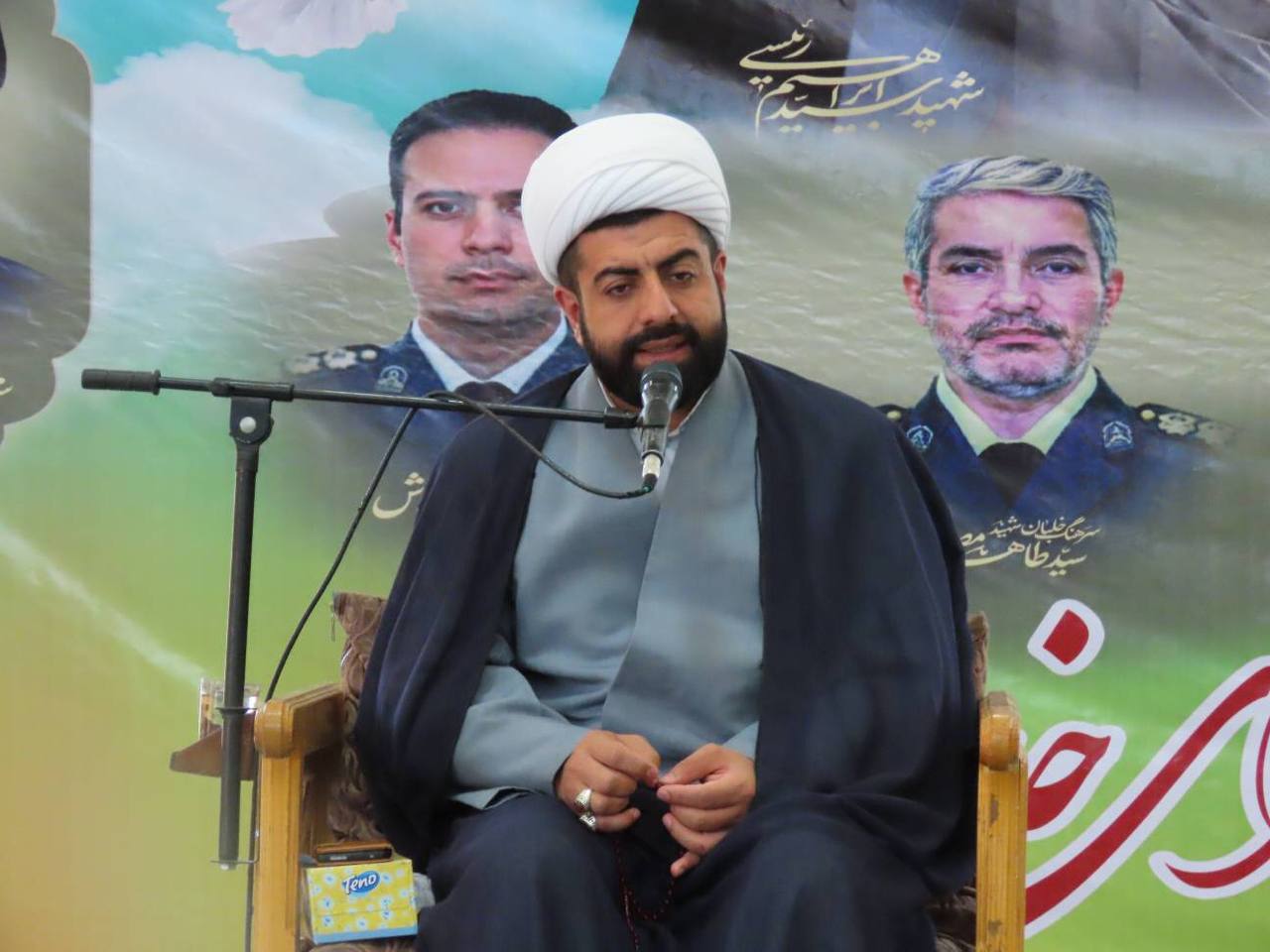 مراسم گرامیداشت اولین سالگرد شهادت شهدای خدمت در شهرستان چایپاره