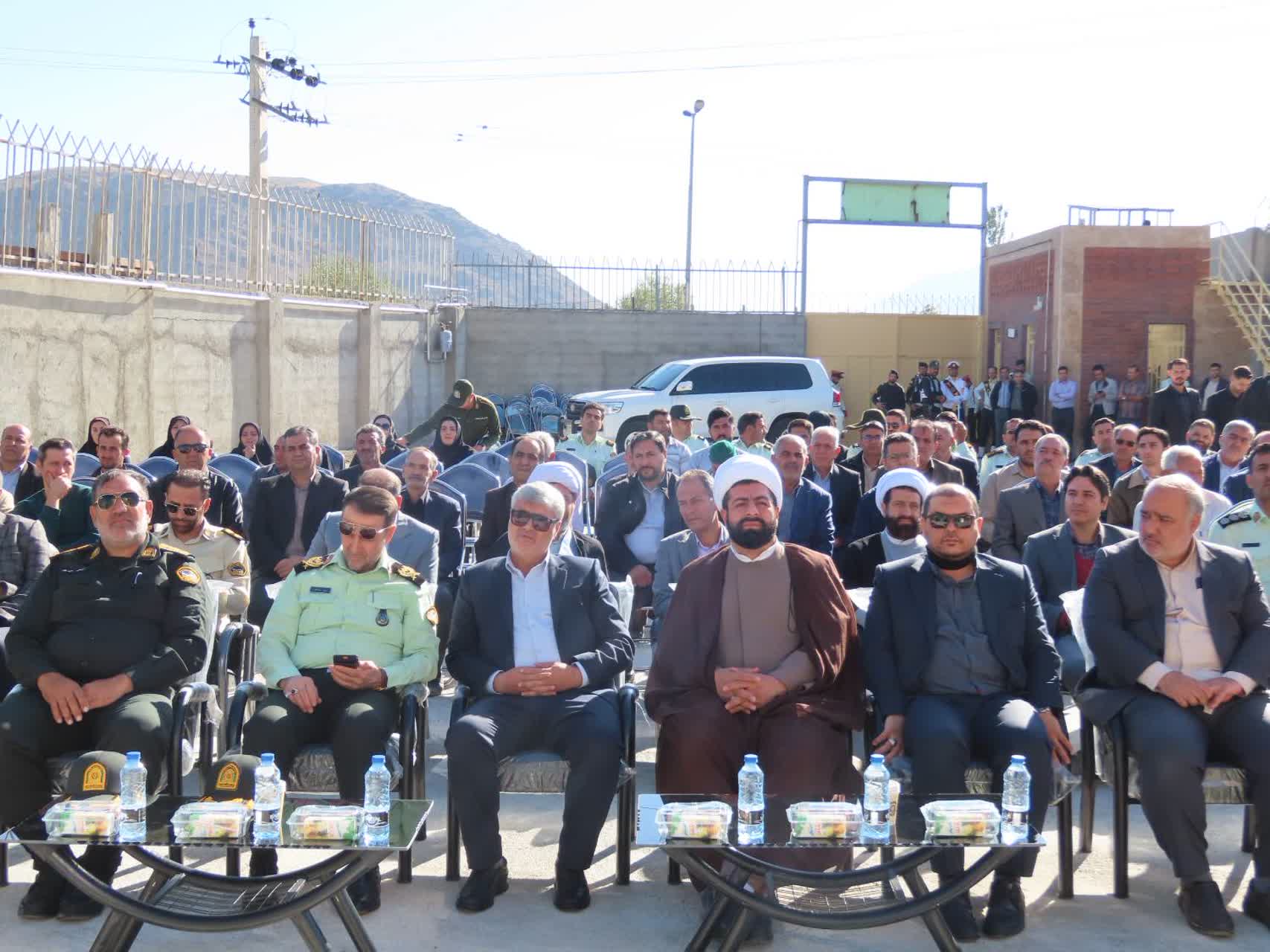 برگزاری آیین افتتاح ساختمان فرماندهی انتظامی بخش حاجیلار شهرستان چایپاره