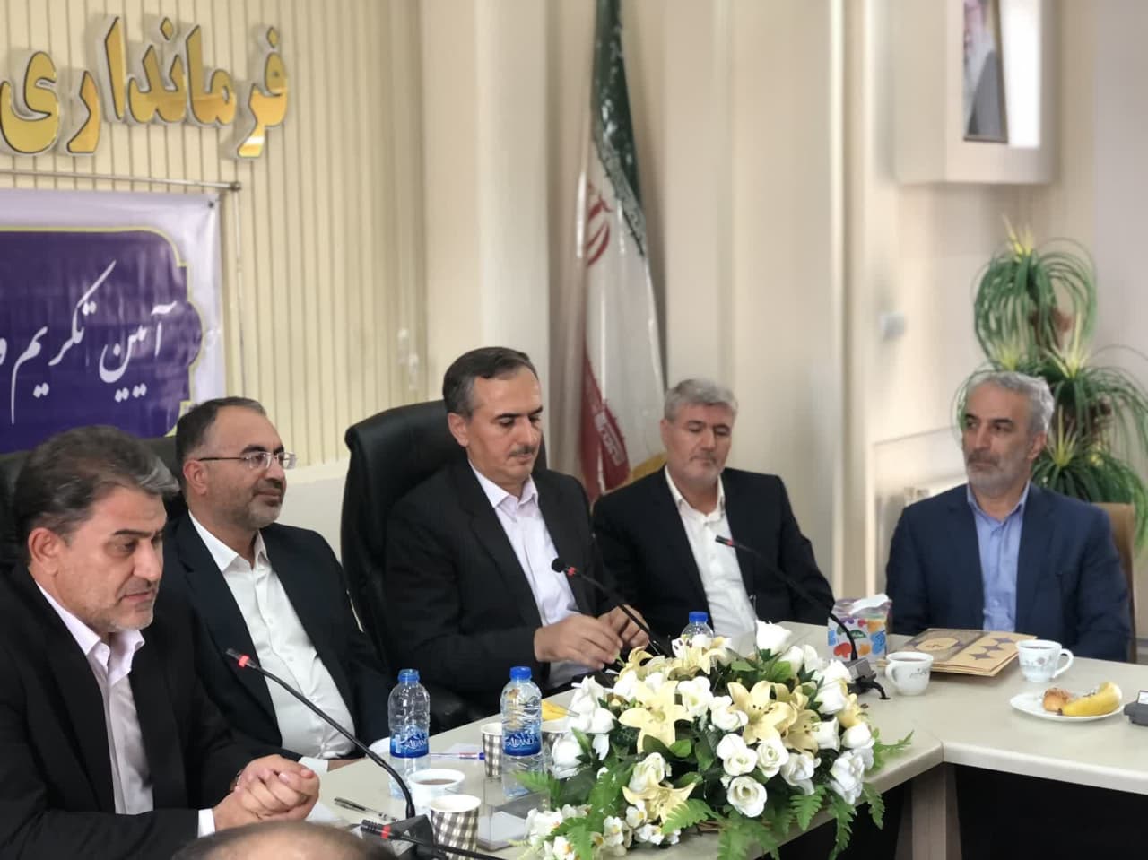 آیین تکریم و معارفه فرماندار شهرستان چایپاره برگزار شد