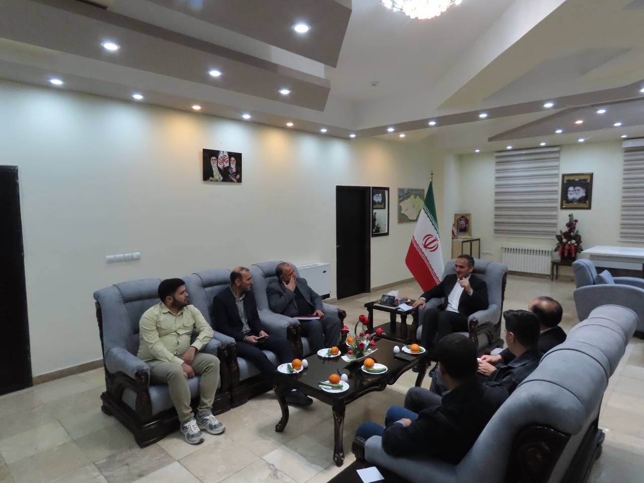 ضیافت افطار و نشست صمیمی اصحاب رسانه با فرماندار شهرستان