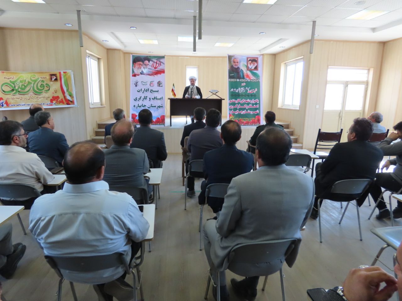 برگزاری یادواره شهدای کارمندی اصناف و کارگری شهرستان چایپاره