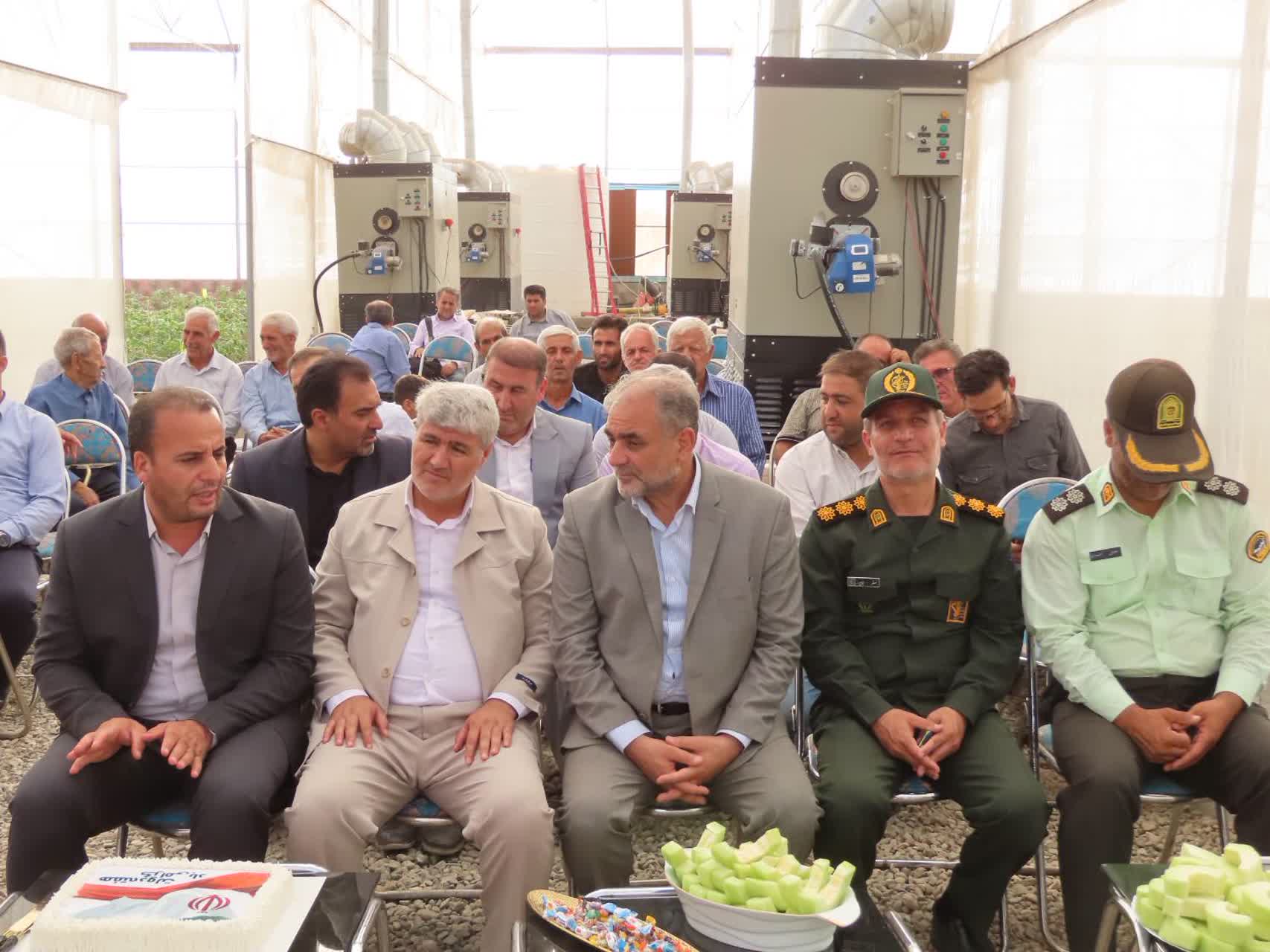 افتتاح گلخانه مدرن شهرستان چایپاره