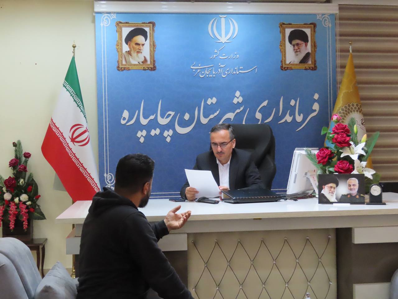 احصاء و بررسی مشکلات مردمی توسط نماینده عالی دولت در شهرستان چایپاره