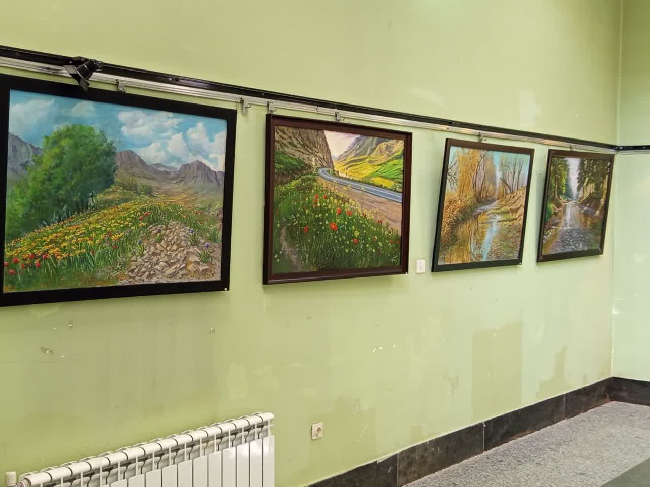 مراسم افتتاح نمایشگاه نقاشی