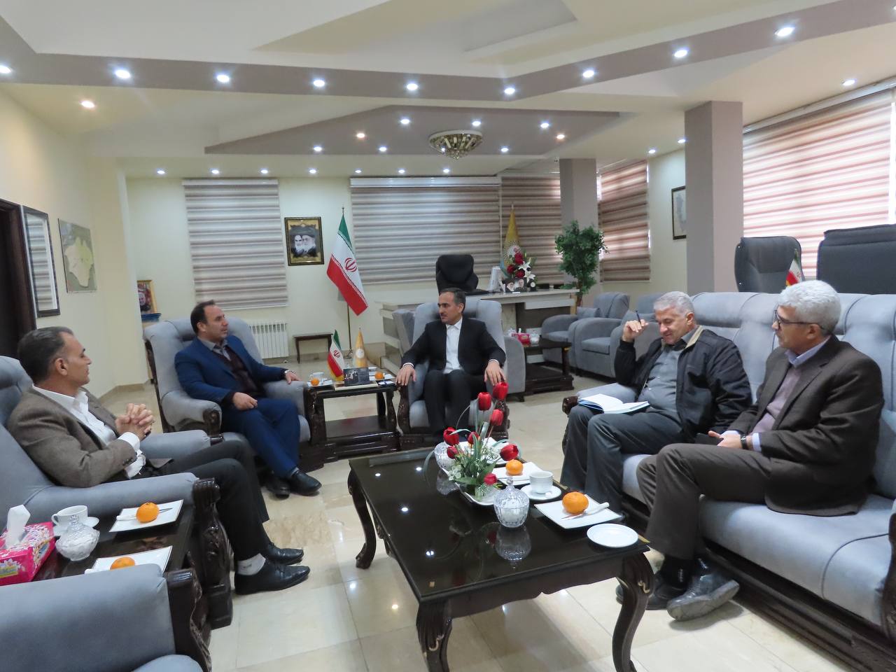 دیدار مدیر کل آموزش فنیو حرفهای استان آذربایجان غربی با فرماندار چایپاره