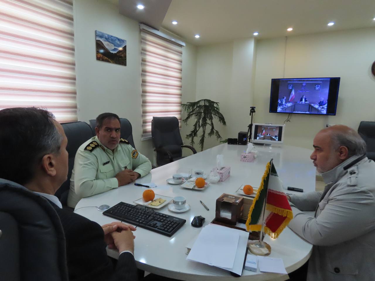 برگزاری جلسه کارگروه توسعه نظم و امنیت استان