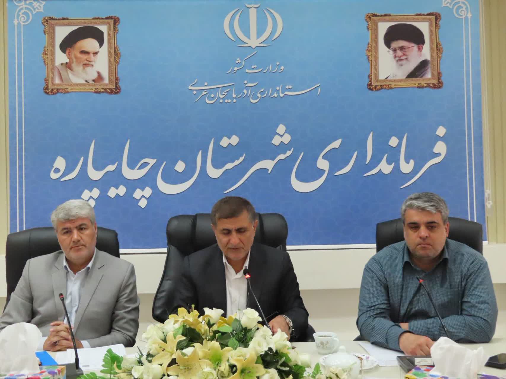 دیدار معاون توسعه مدیریت و منابع استاندار آذربایجانغربی با فرماندار و کارکنان فرمانداری چایپاره