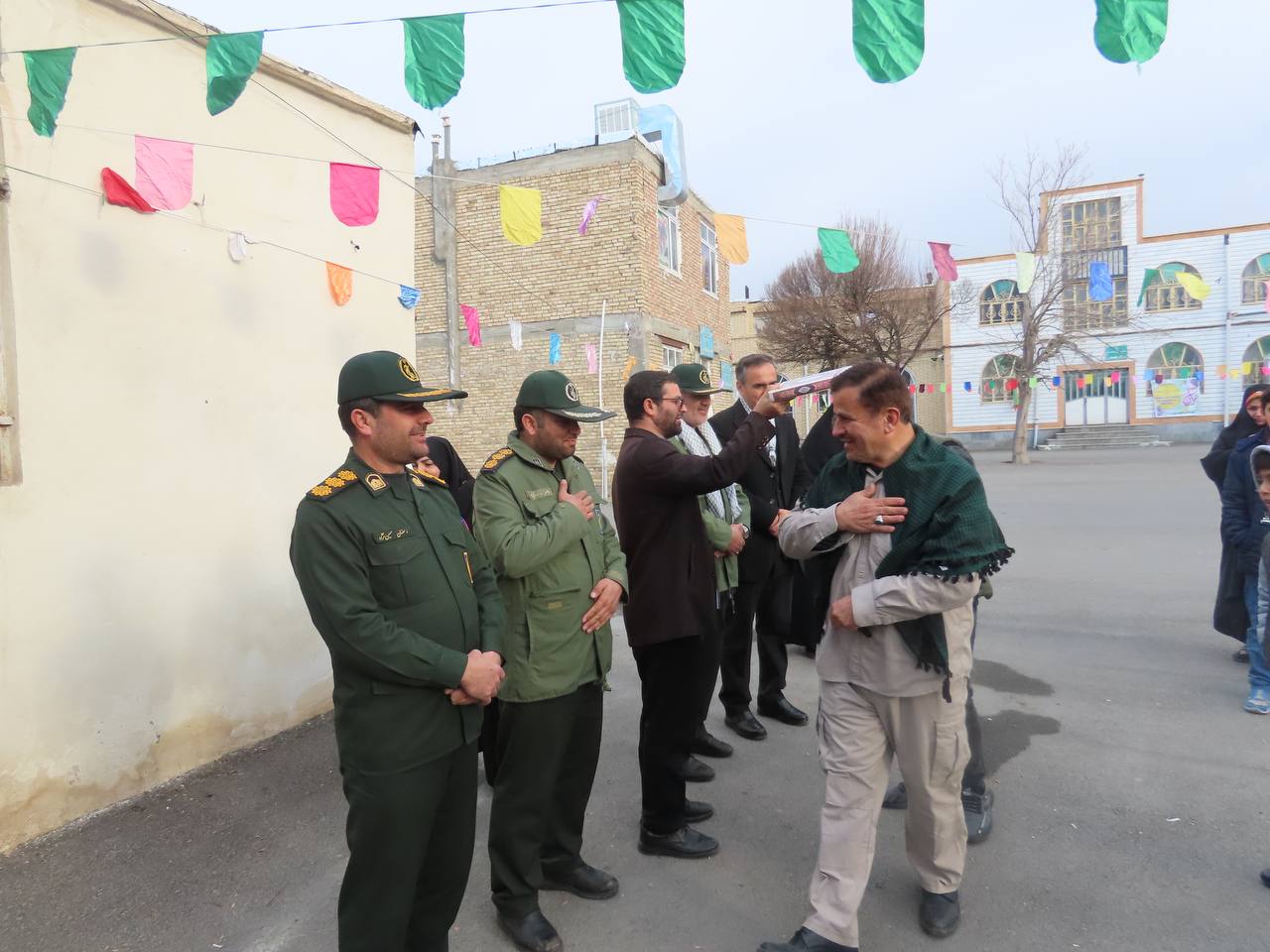 مراسم بدرقه کاروان راهیان نور شهرستان چایپاره