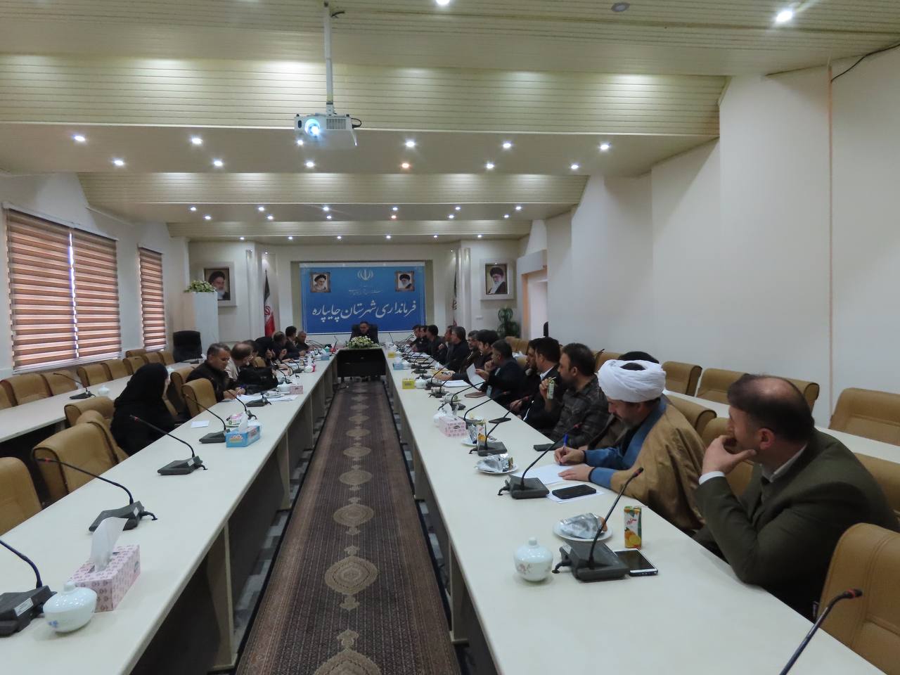 جلسه ستاد بازآفرینی شهری پایدار شهرستان چایپاره