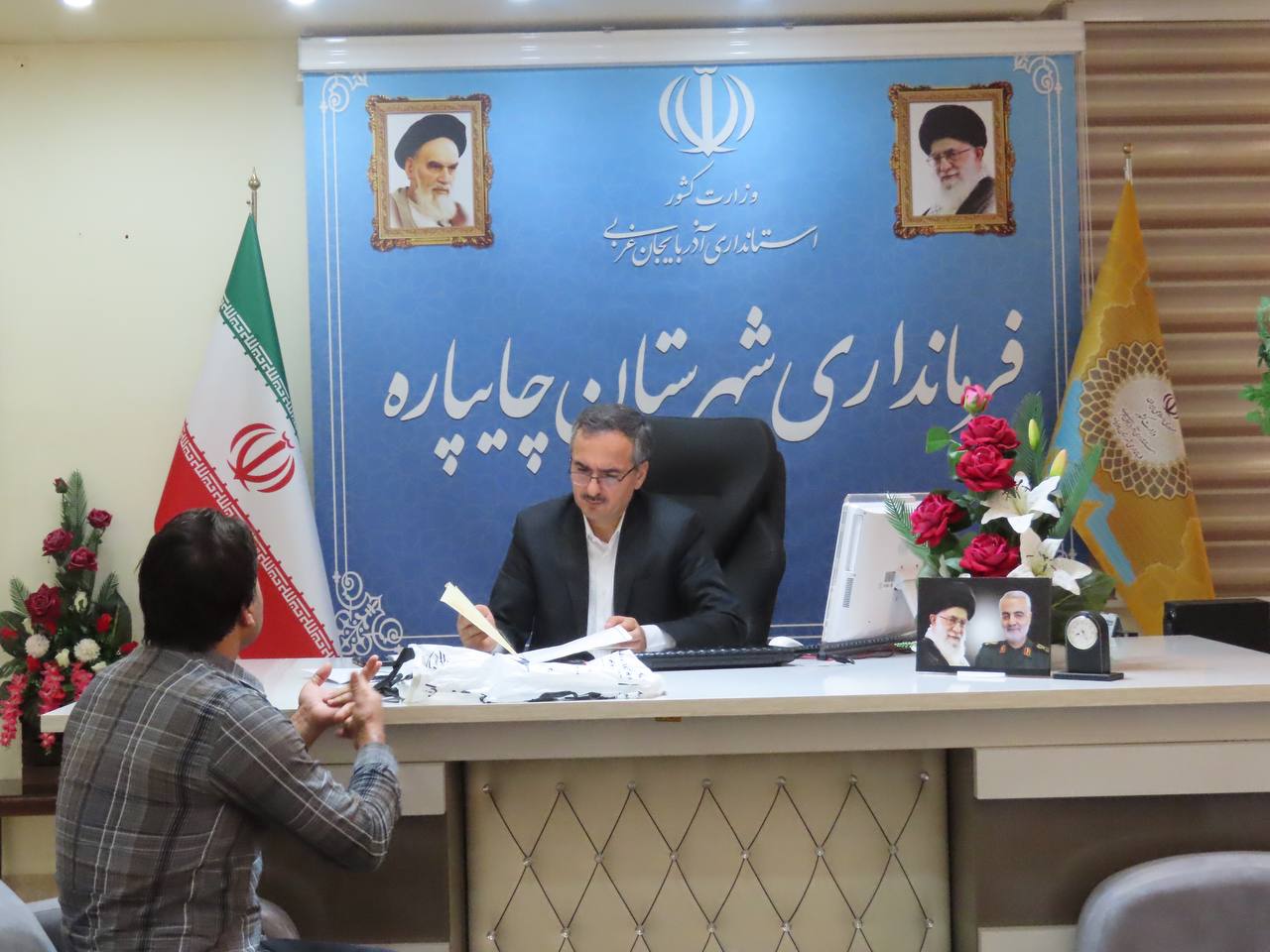 احصاء و بررسی مشکلات مردمی توسط نماینده عالی دولت در شهرستان چایپاره