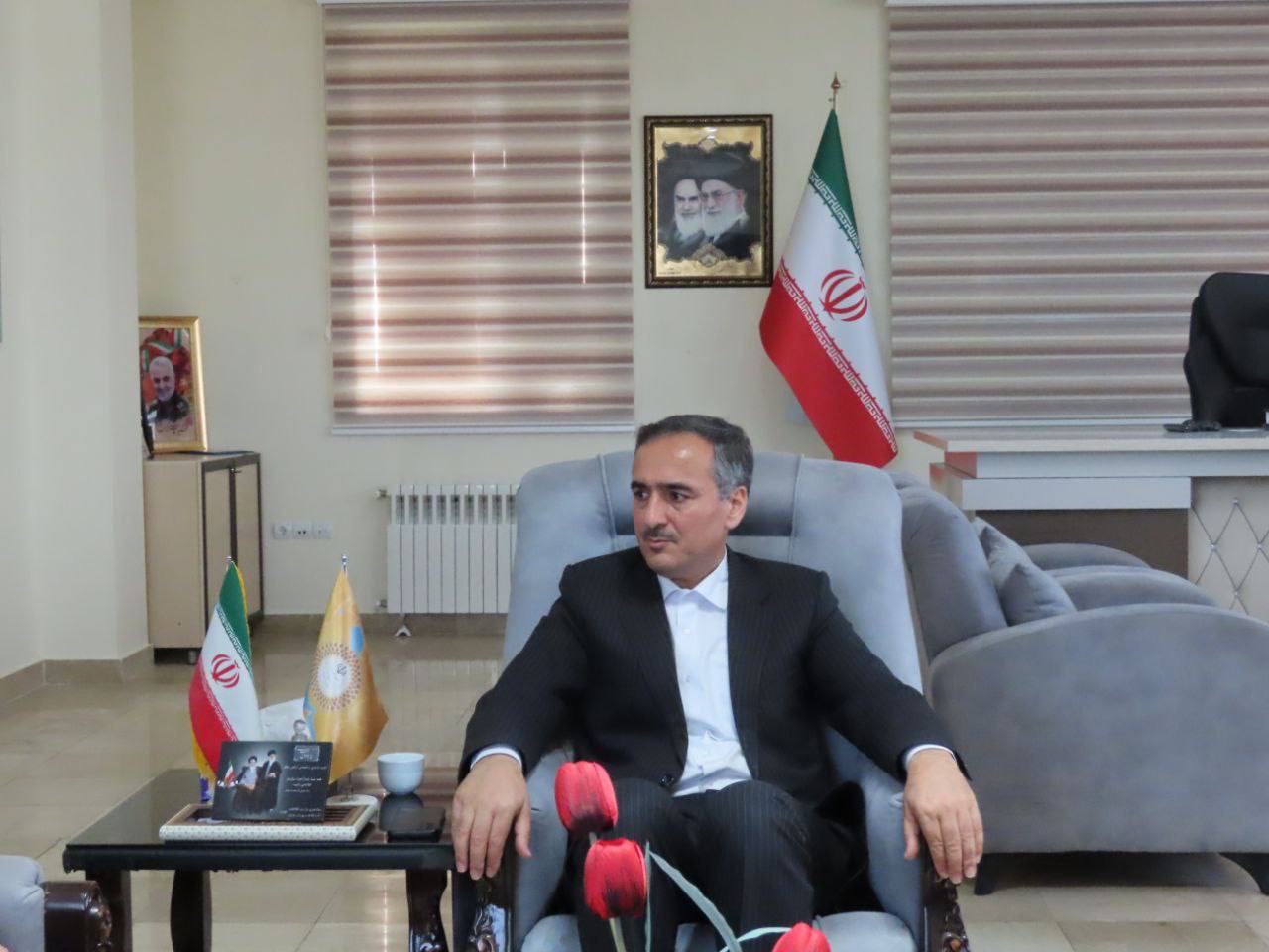 مراسم معارفه رییس جدید بانک ملی شعبه قره ضیاءالدین