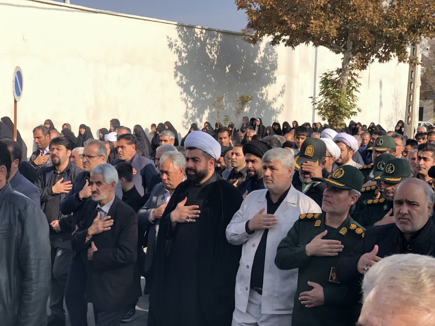 مراسم استقبال و تشییع شهید گمنام در شهرستان چایپاره