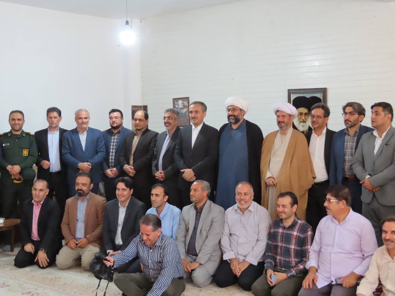 دیدار فرماندار و اعضای شورای اداری با امام جمعه شهرستان