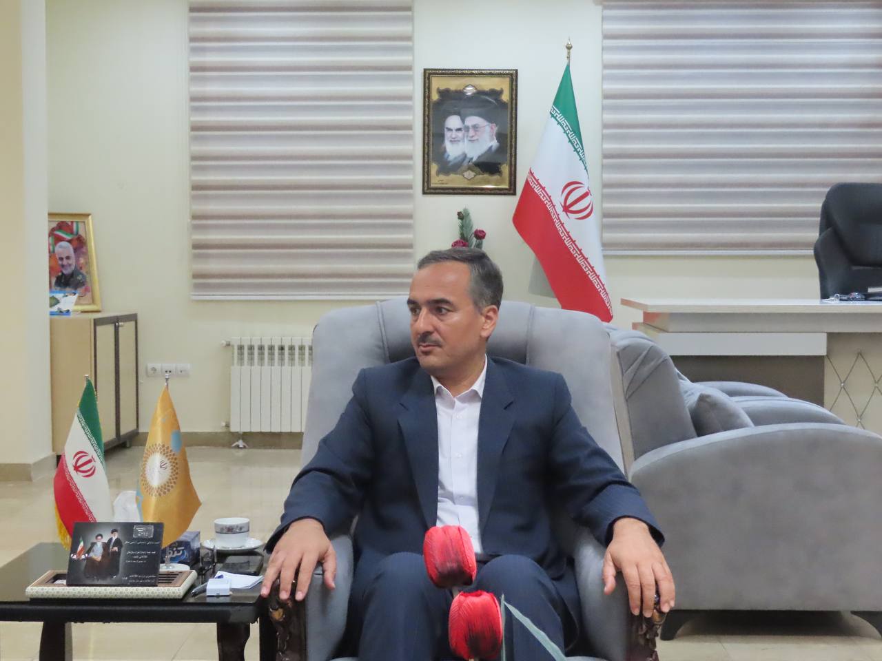 ارائه گزارش عملکرد ششماهه رییس ستاد اقامه نماز شهرستان به فرماندار شهرستان چایپاره