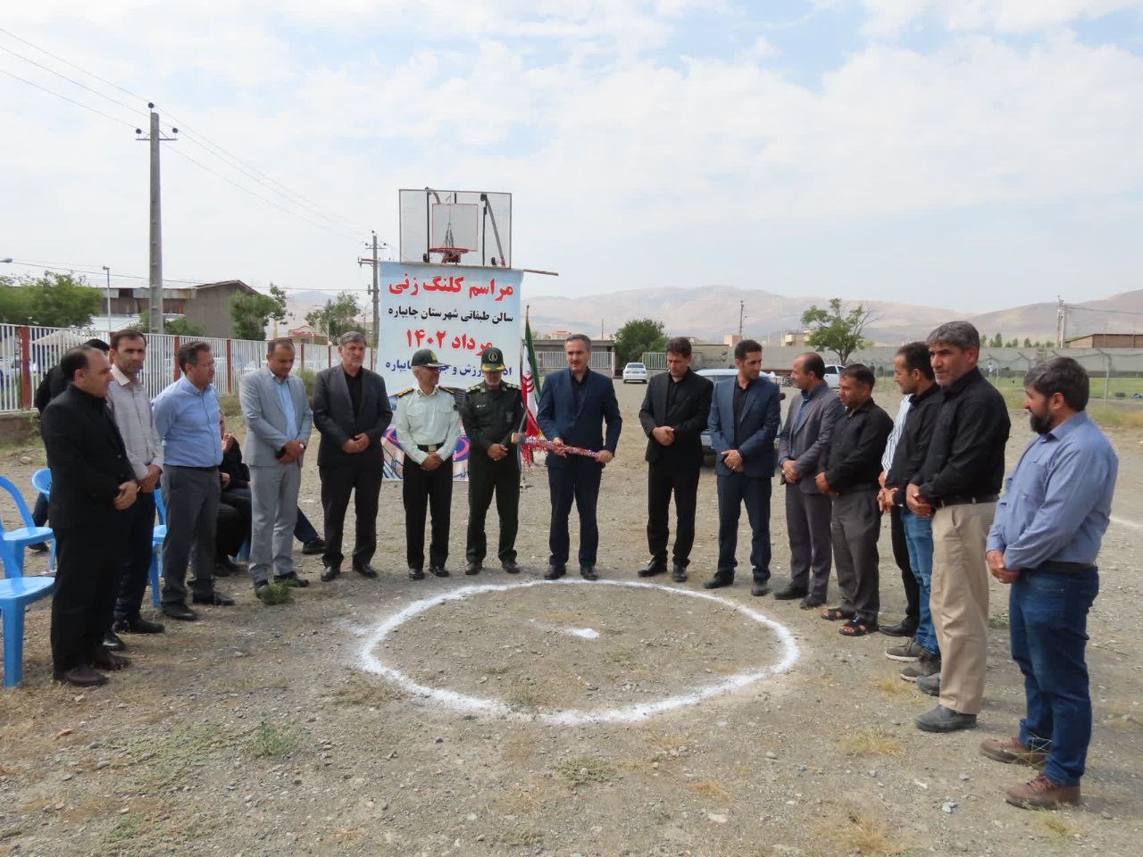 کلنگ زنی احداث سالن ورزش طبقاتی
