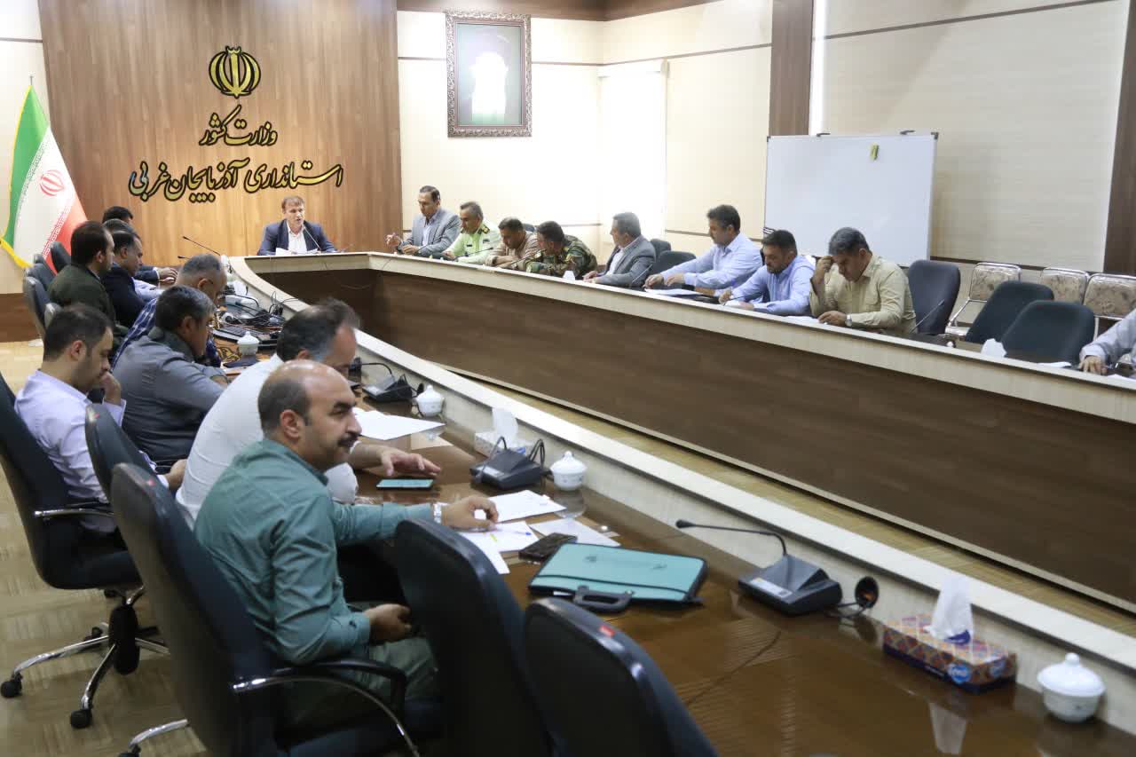 برگزاری جلسه قرارگاه پدافند مردم محور استان آذربایجان غربی