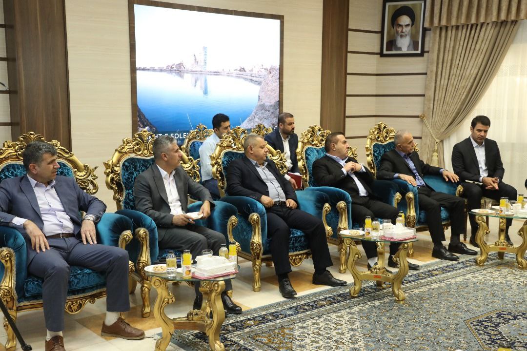 نشست مشترک محمدصادق معتمدیان استاندار آذربایجانغربی با رئیس اداره راپرین اقلیم کردستان عراق