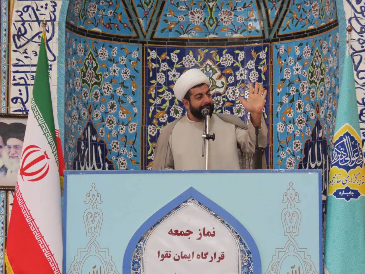 برگزاری نماز عبادی سیاسی جمعه شهرستان چایپاره به امامت حضرت حجت الاسلام و المسلمین دکتر محمد امین کریم پور