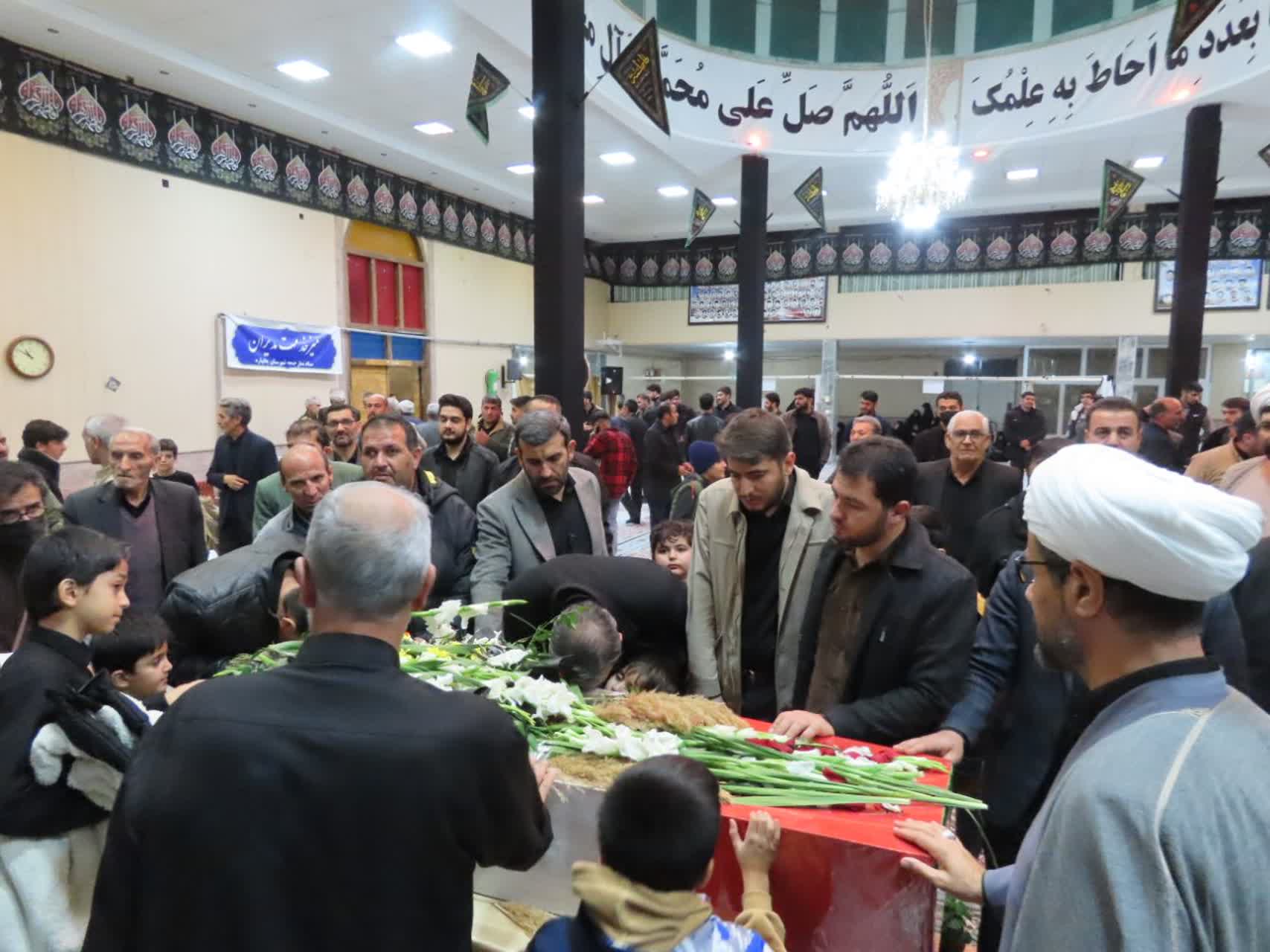 آیین وداع با پیکر مطهر شهید گمنام هشت سال دفاع مقدس