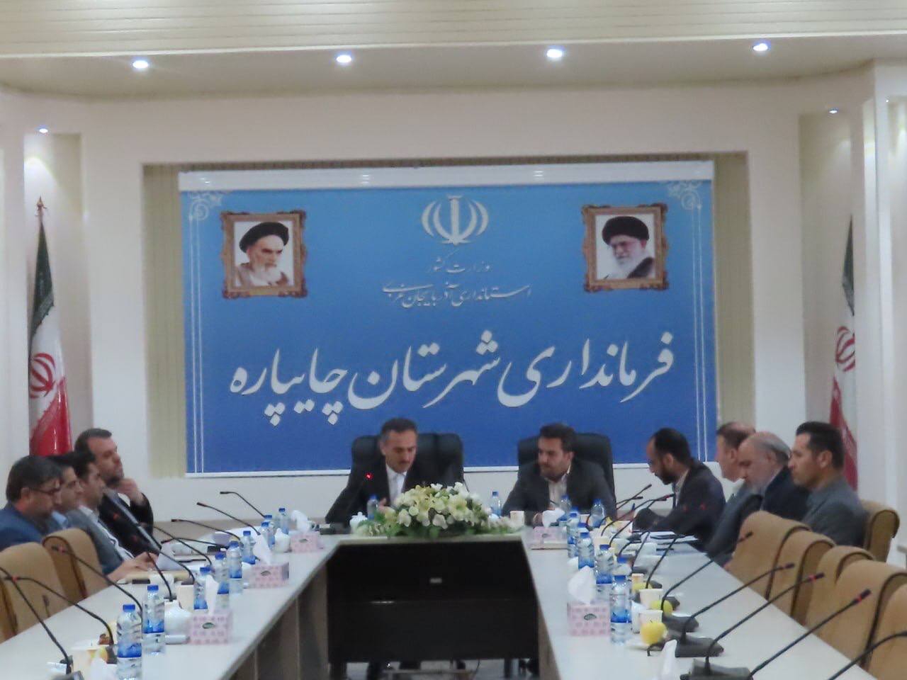 دیدار مدیر کل بنیاد مسکن انقلاب اسلامی استان با فرماندار چایپاره