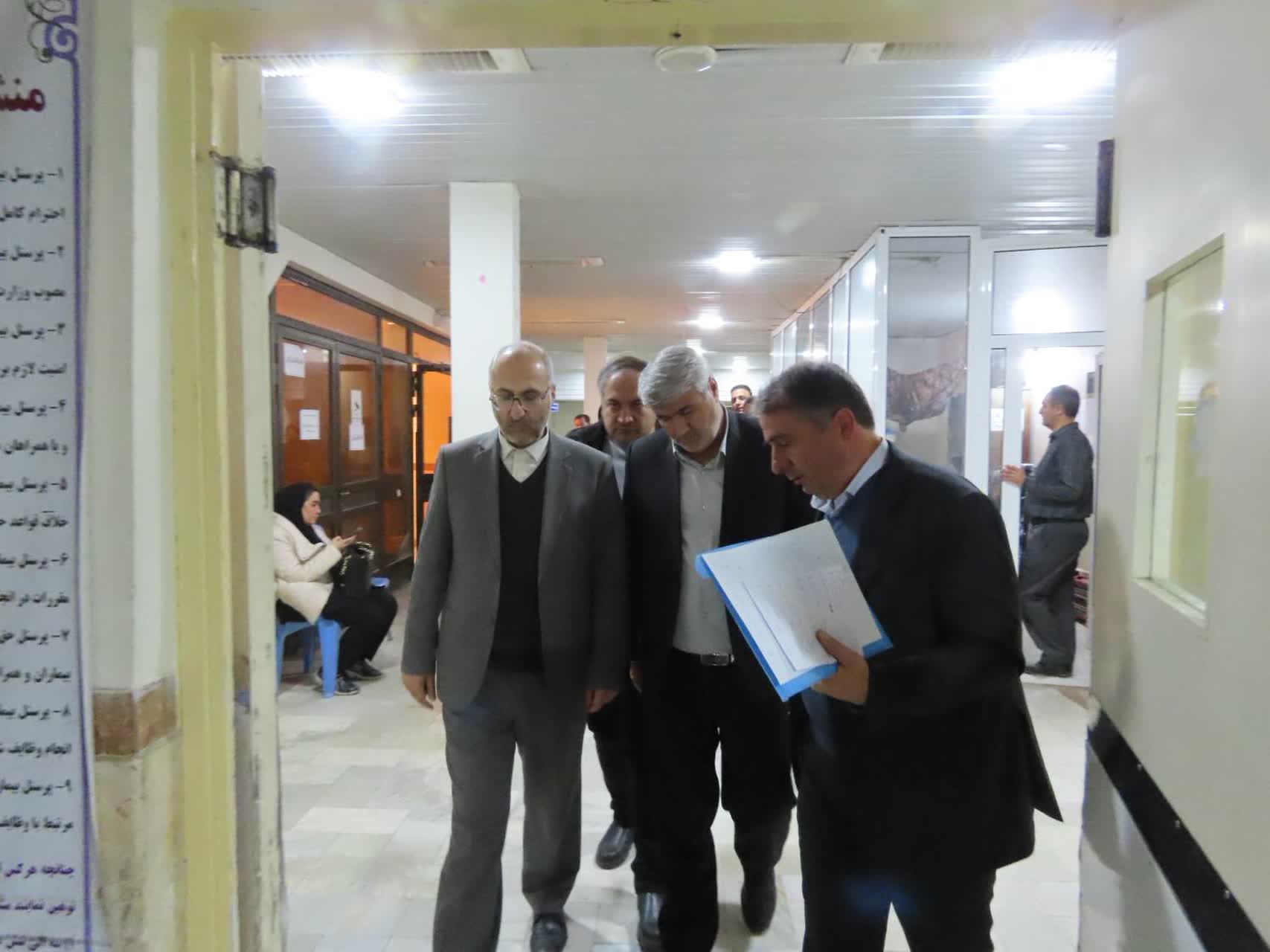 بازدید بازرس‌کل قضایی استان آذربایجان غربی از روند احداث و توسعه مراکز درمانی چایپاره