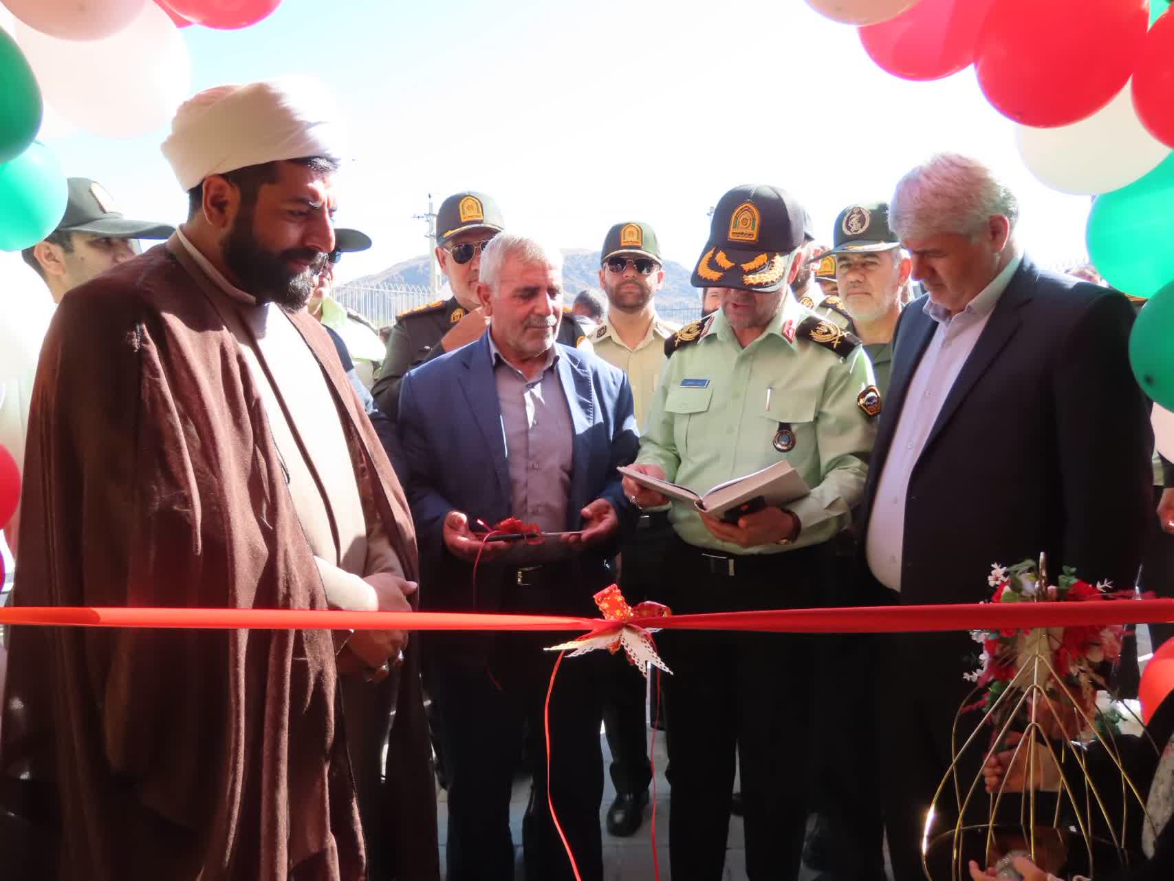 برگزاری آیین افتتاح ساختمان فرماندهی انتظامی بخش حاجیلار شهرستان چایپاره