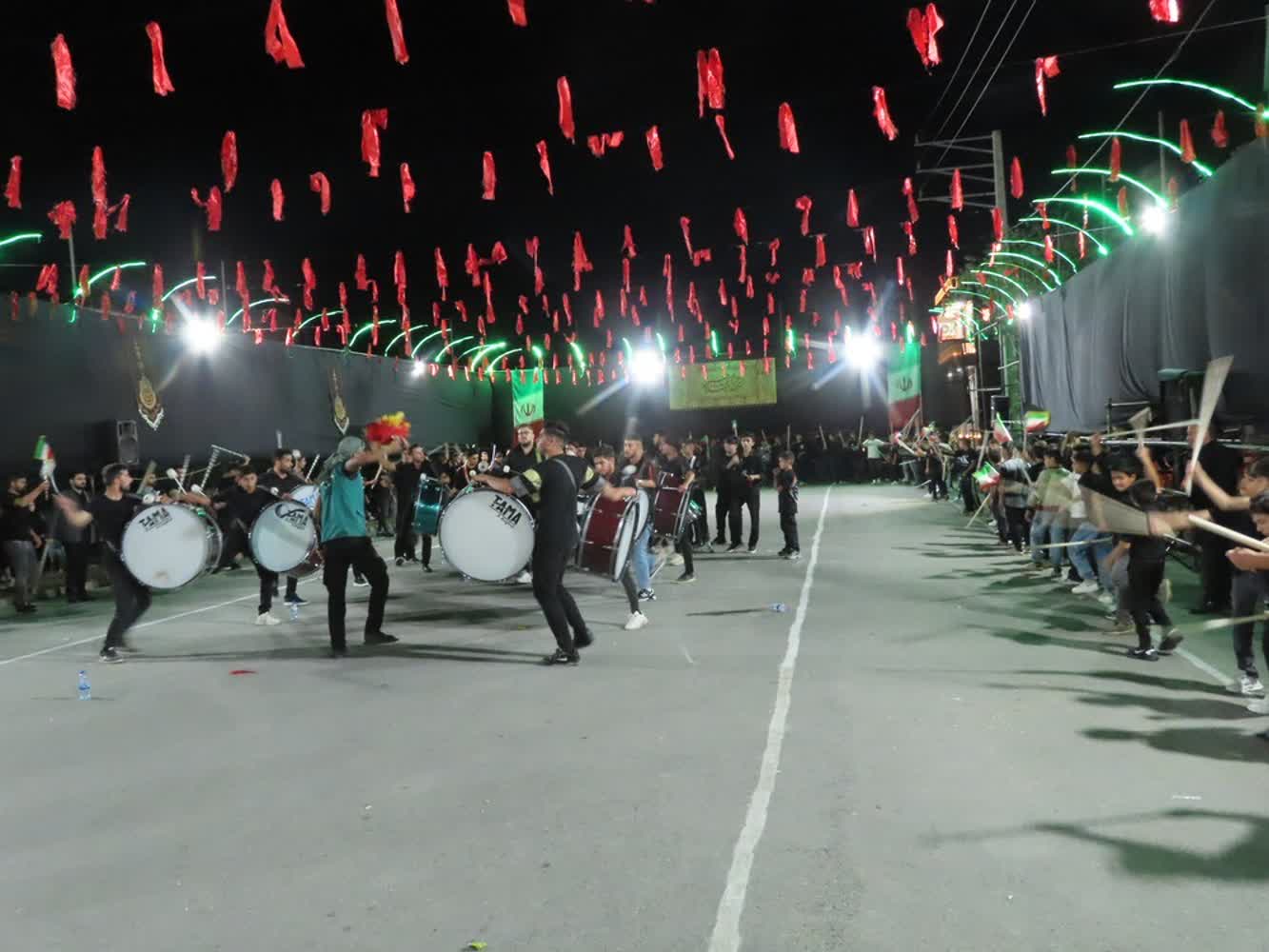 حضور فرماندار چایپاره در آیین عزاداری هیئت شاه‌حسین‌گویان محله بیگجوان