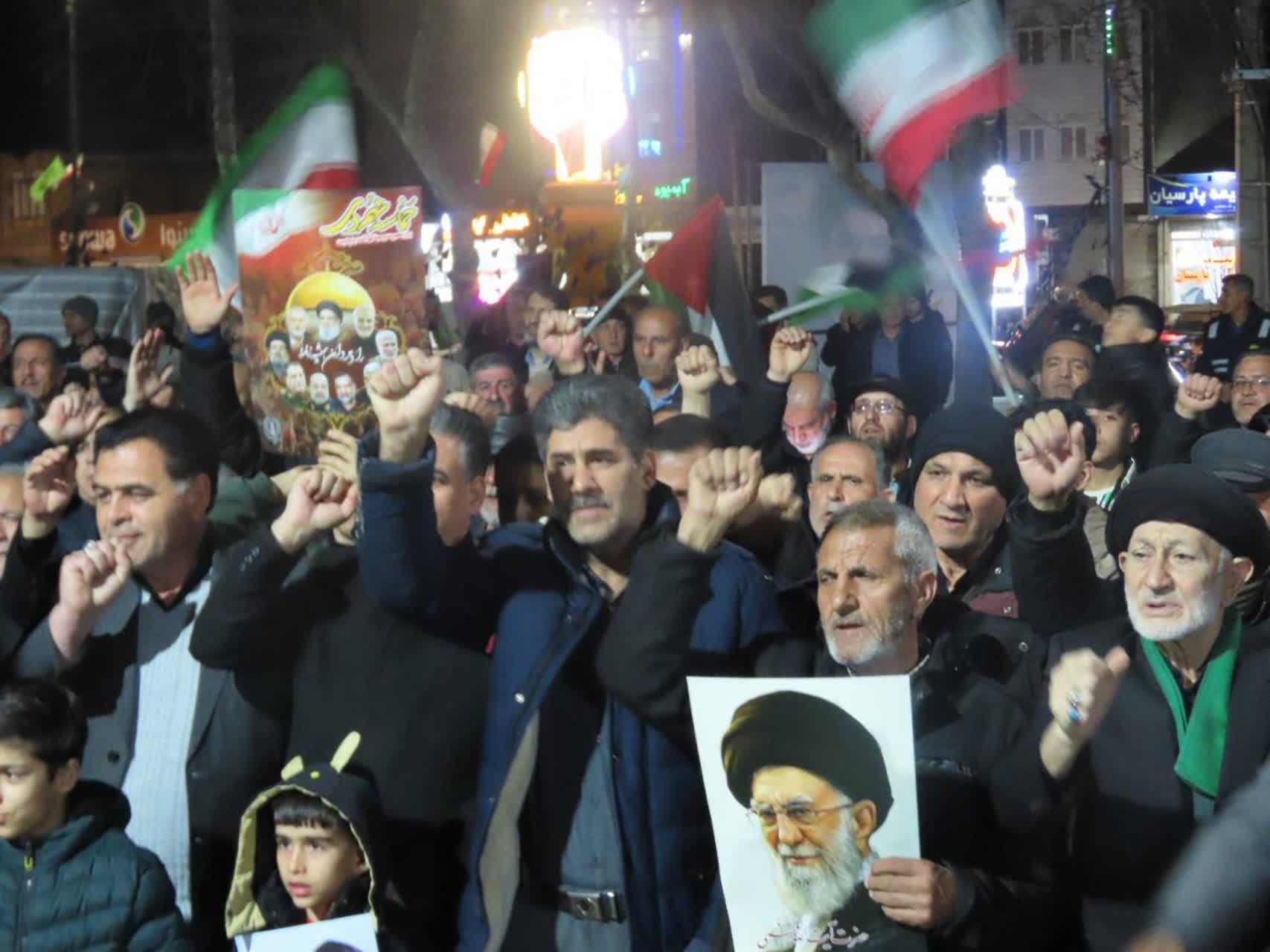 تداوم تجمع مردمی امت حزب الله چایپاره همزمان با سراسر کشور