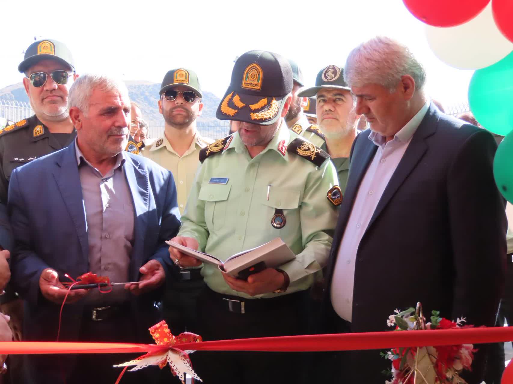 برگزاری آیین افتتاح ساختمان فرماندهی انتظامی بخش حاجیلار شهرستان چایپاره