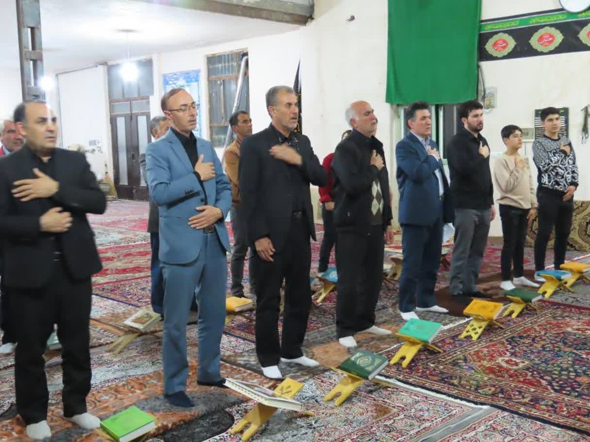 برگزاری مراسم شبی با قرآن و عزاداری مولای متقیان حضرت علی(ع)