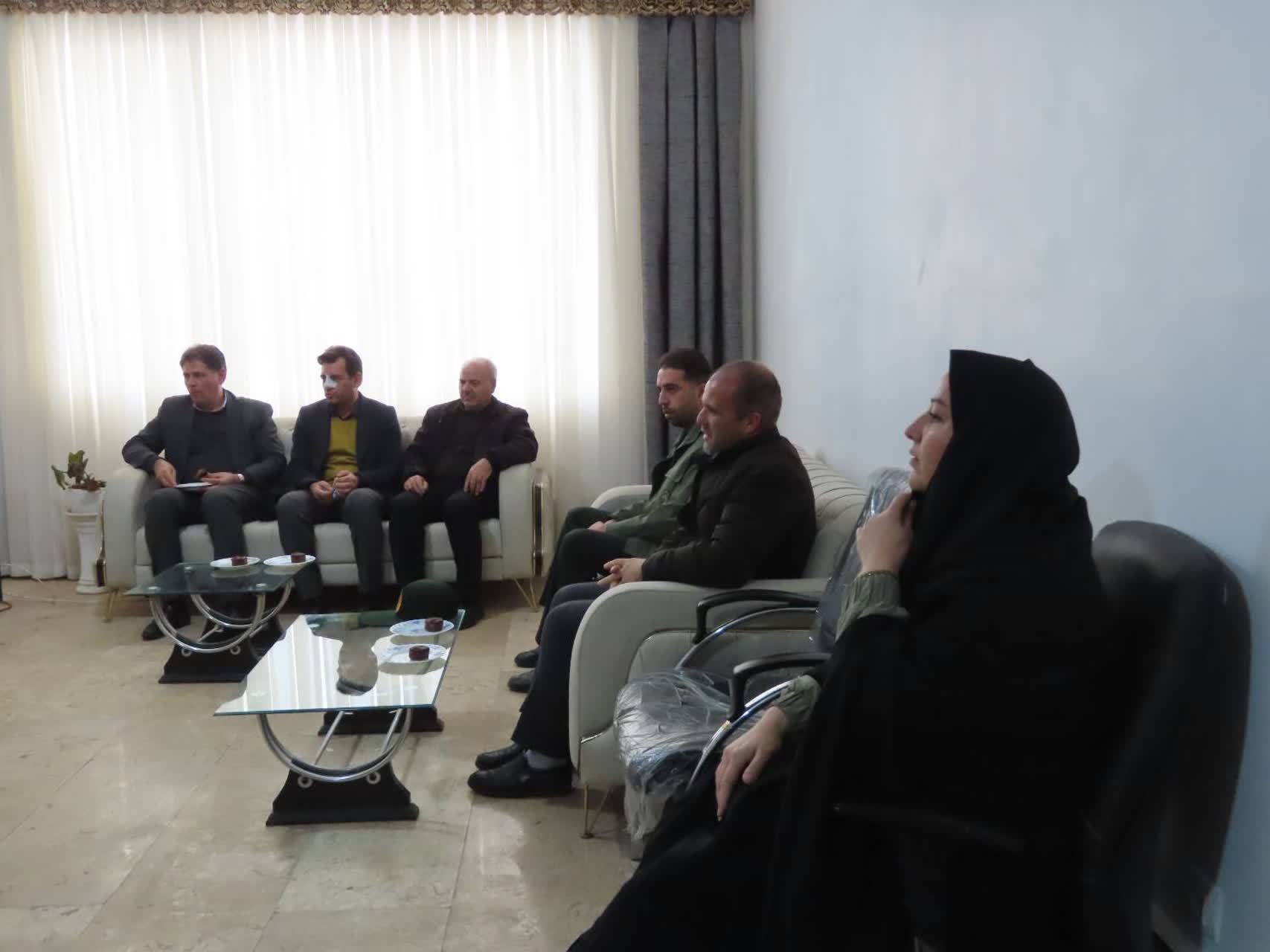 دیدار فرماندار چایپاره با شهردار و اعضای شورای اسلامی شهر حاجیلار