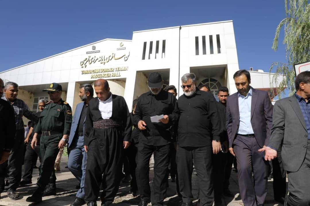 بازدید وزیر کشور به همراه استاندار آذربایجانغربی از زیر ساخت ها و روند اعزام زائرین اربعین حسینی از مرز تمرچین پیرانشهر