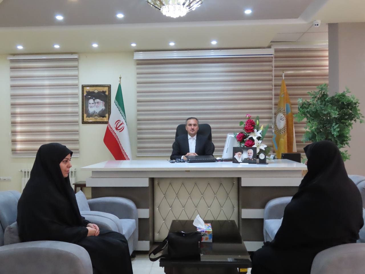 دیدار نوروزی روساء و مدیران دستگاه های اجرایی با فرماندار چایپاره