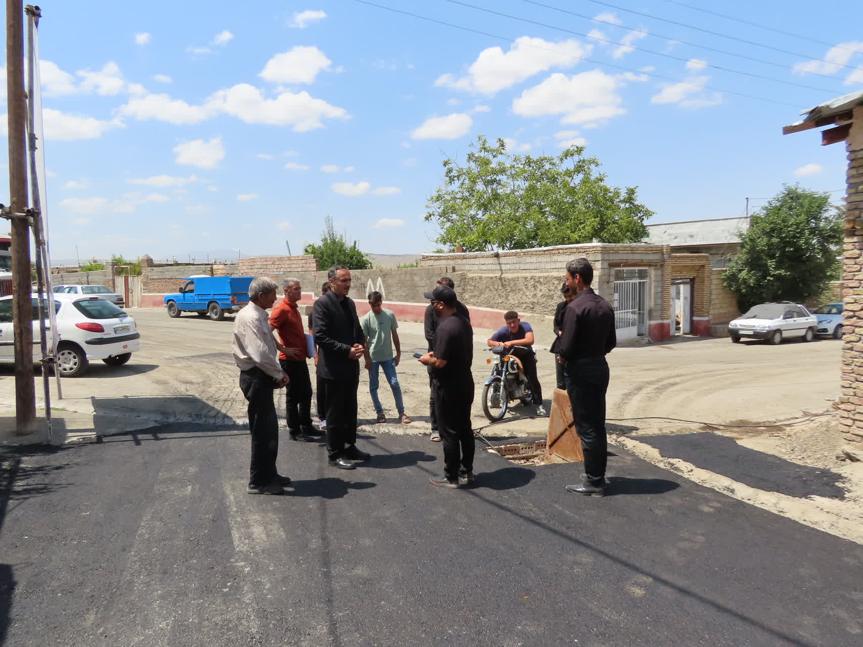 طرح عمرانی بهسازی و آسفالت معابر روستای مارقشه آماده افتتاح شد