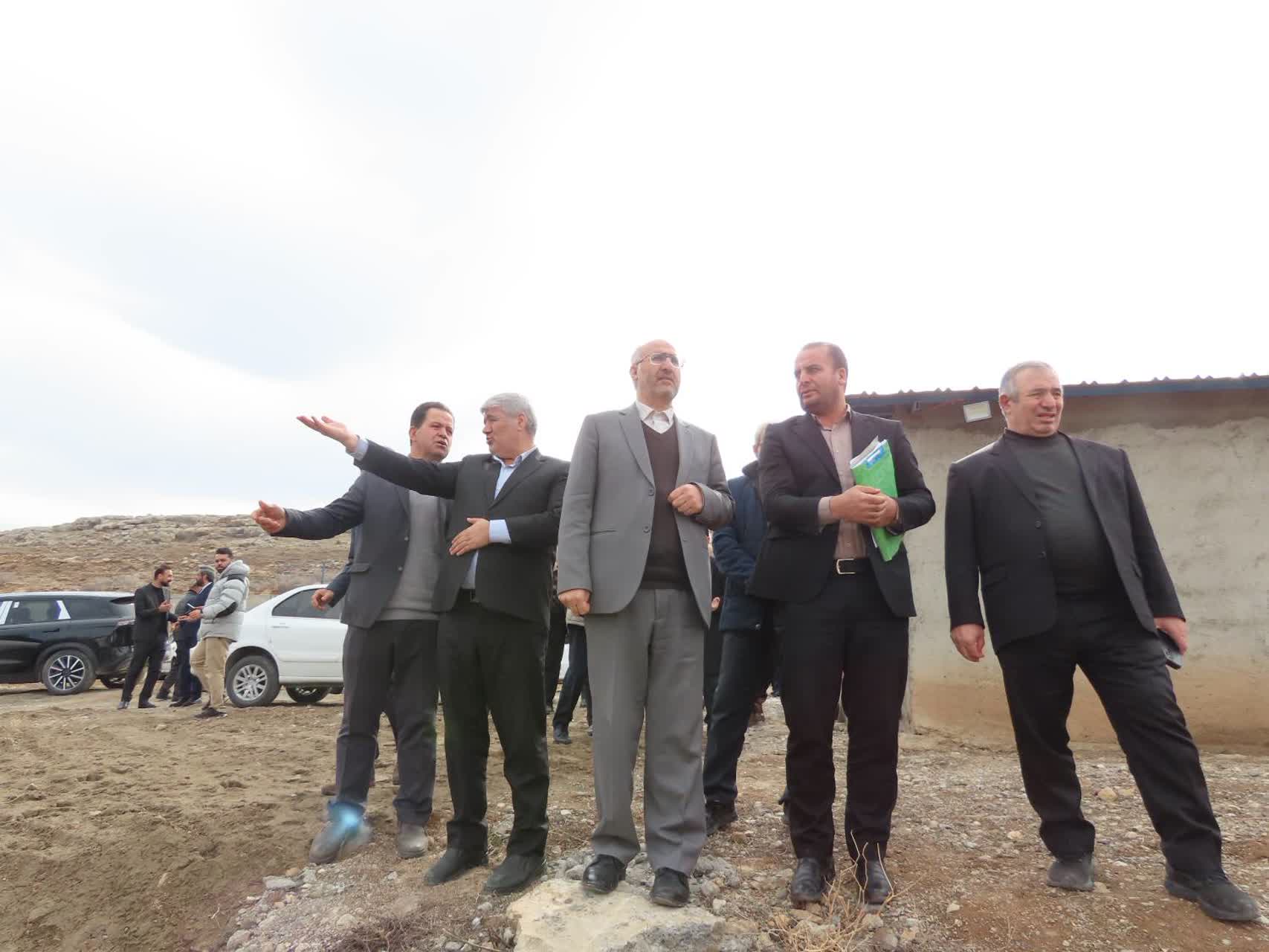 بازدید بازرس‌کل قضایی استان از پروژه های در دست اقدام جهاد کشاورزی و شرکت آب منطقه ای