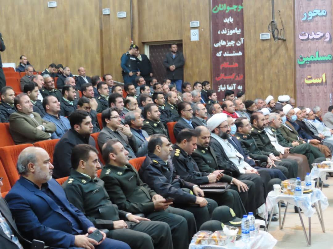 آیین تکریم و معارفه فرمانده انتظامی شهرستان چایپاره
