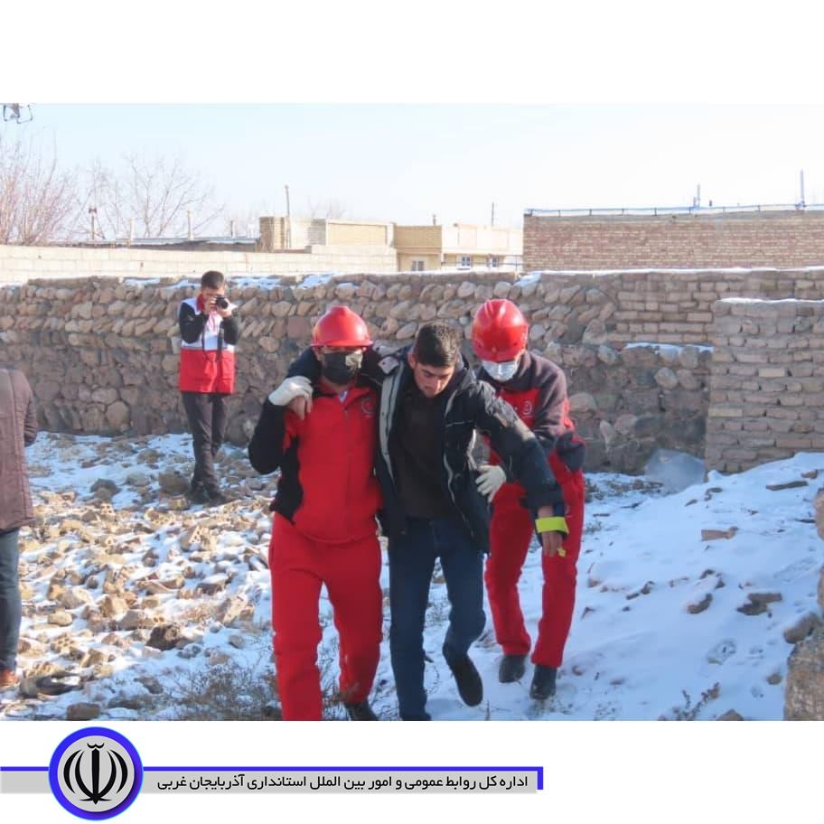 برگزاری مانور زلزله به مناسبت روز ملی ایمنی در برابر زلزله و کاهش اثرات بلایای طبیعی