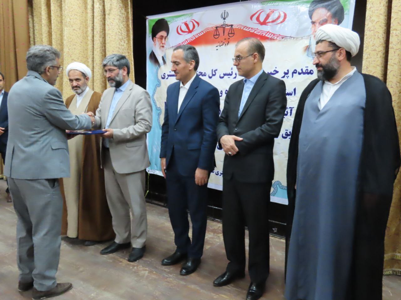 آئین تکریم و معارفه رییس حوزه قضائی شهرستان چایپاره