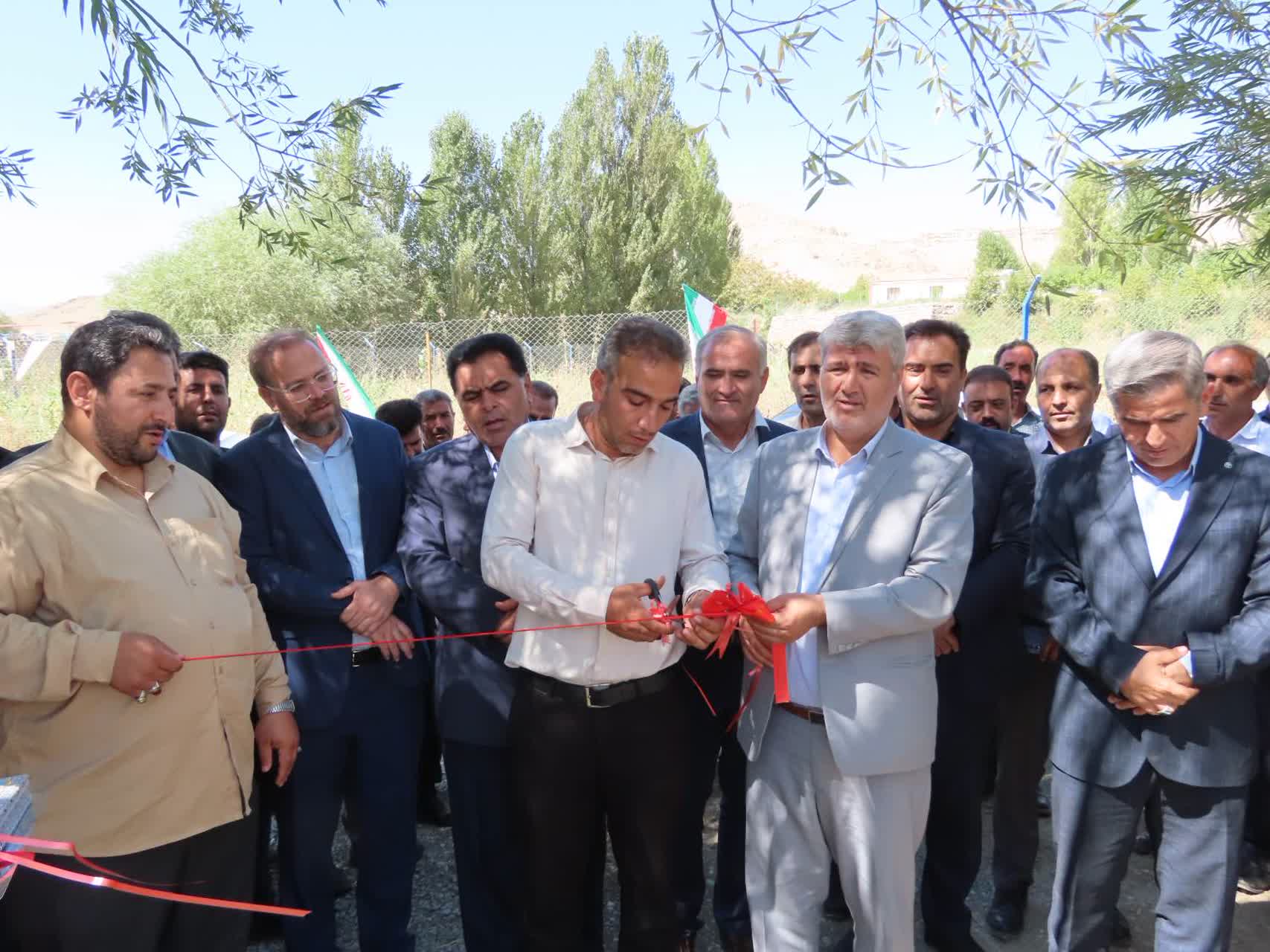 افتتاح پروژه آبرسانی به روستای شوریک