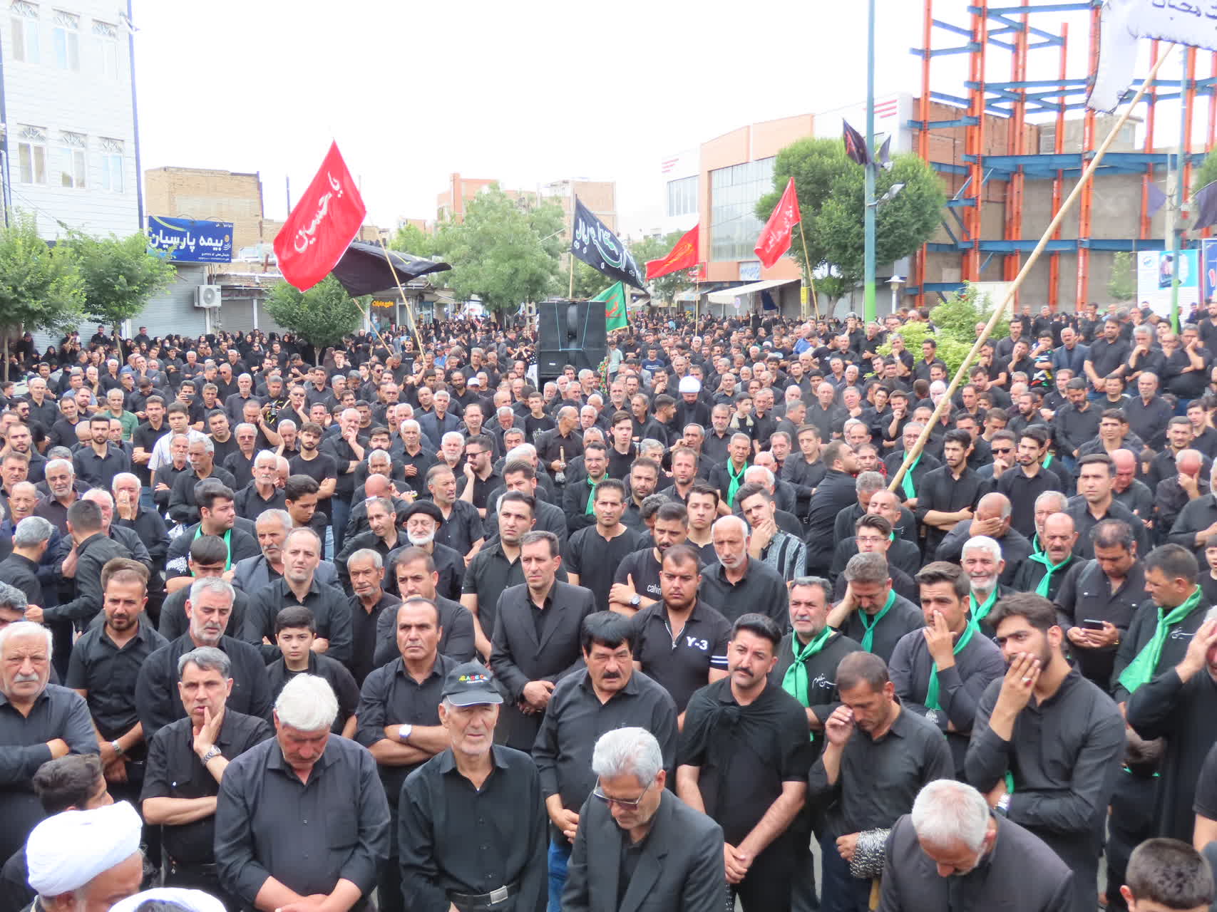 مراسم باشکوه تجمع عاشورائیان شهرستان چایپاره