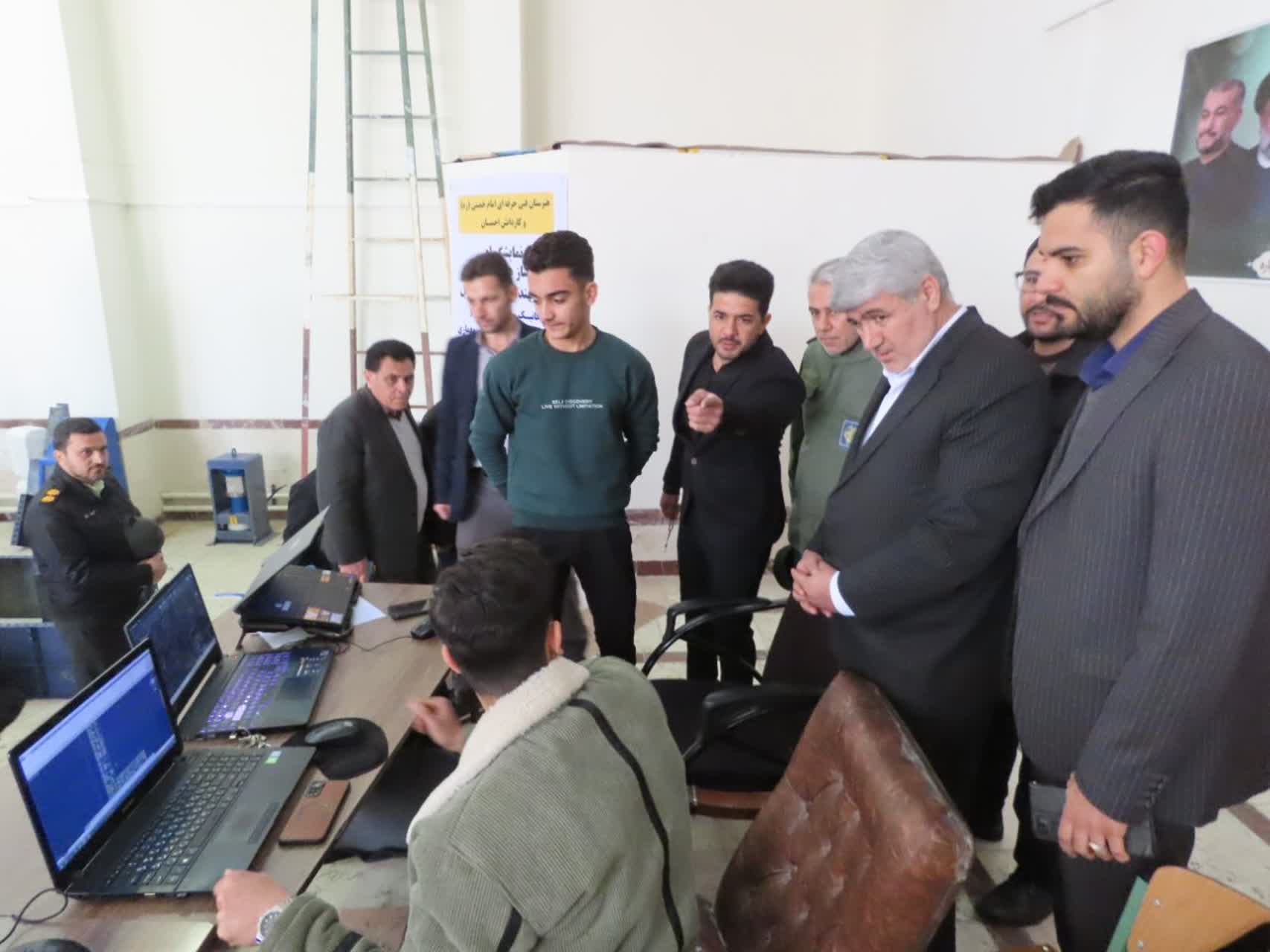 افتتاح نمایشگاه دست‌سازه‌های هنرجویان فنی و حرفه‌ای و کاردانش شهرستان چایپاره