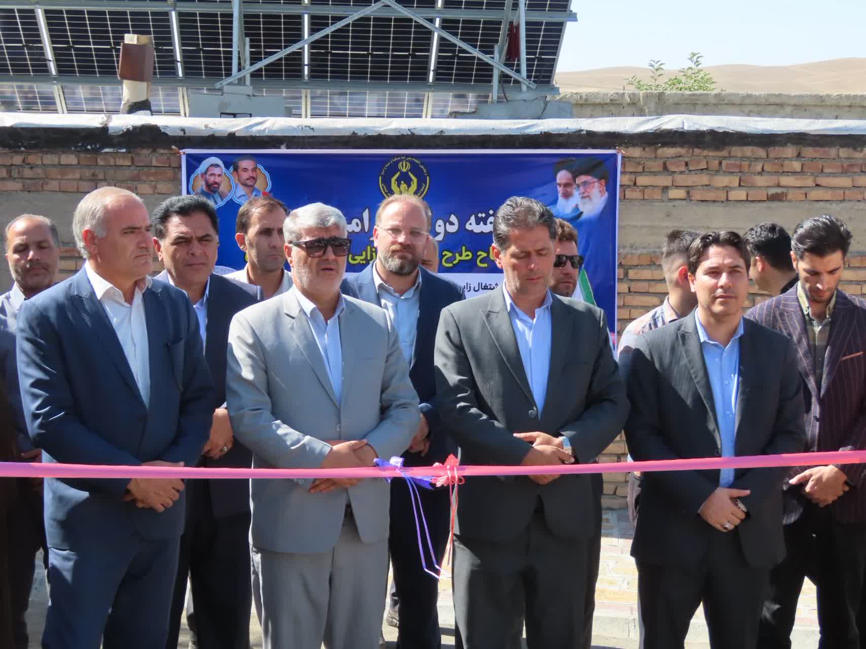 افتتاح طرح های اشتغال زایی کمیته امداد شهرستان چایپاره