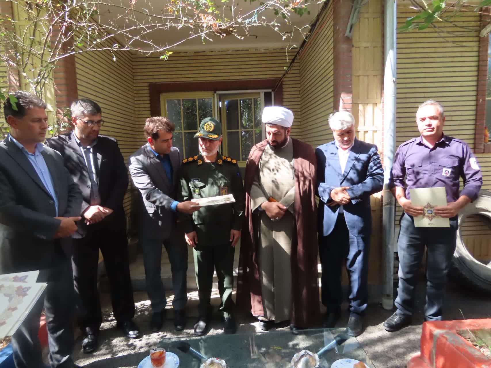 مراسم تجلیل از آتش نشانان شهرستان