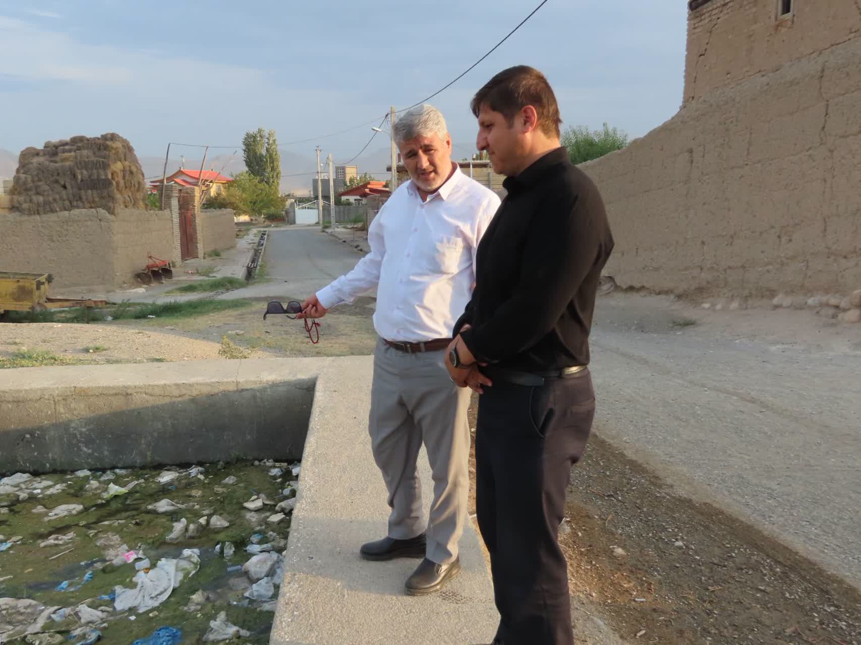 بازدید فرماندار از روستای قنات باقر بیگ در شهرستان چایپاره