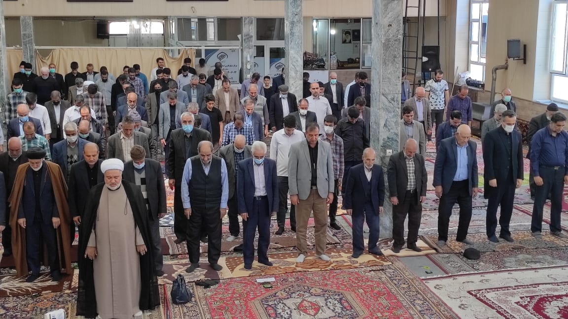 برگزاری نماز عبادی سیاسی جمعه با حضور فرماندار شهرستان.